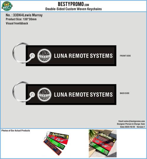 Double Sided Woven Keychains - 33DK4Lewis Murray251029