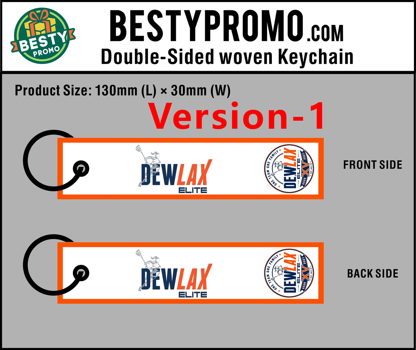 Custom Double-Sided Woven Flight Key Tag-20260820-33