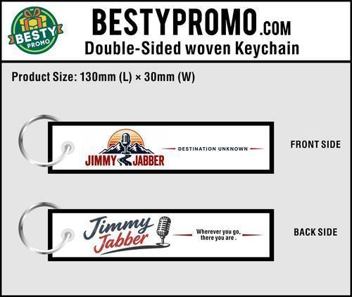 Custom Double-Sided Woven Flight Key Tag - 20260723 - 33