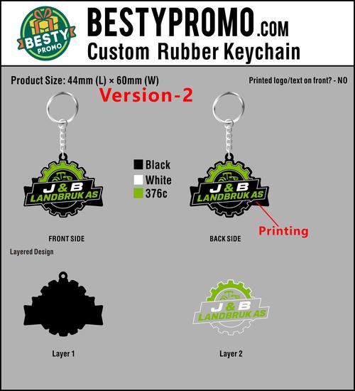 Custom 3D Die Cut Rubber Keychains & Custom Air Freshener -202608010-33