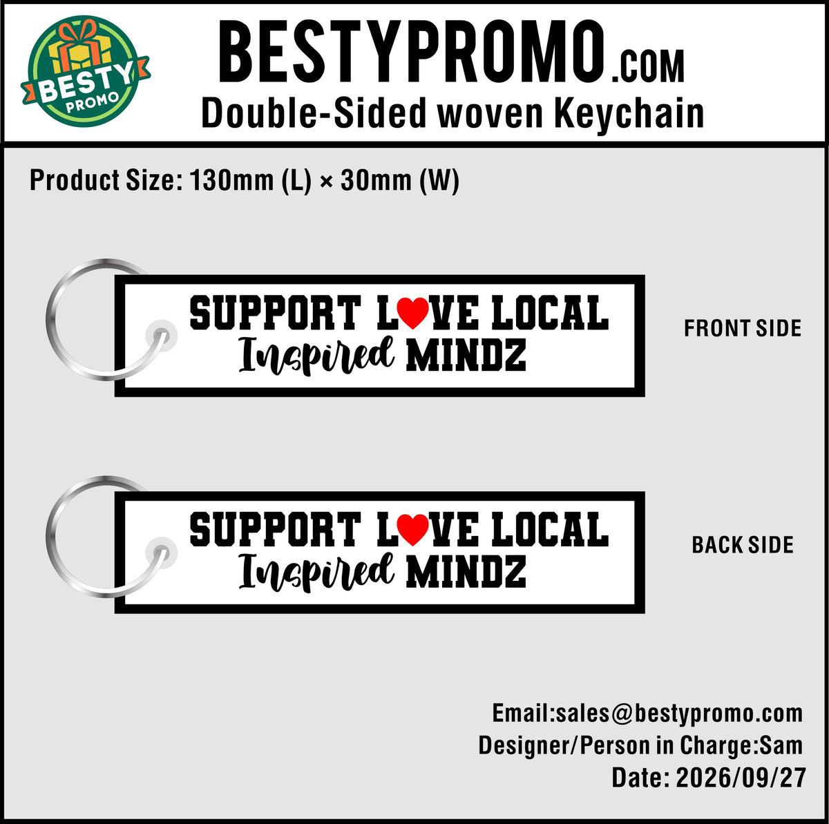 Custom Double-Sided Woven Flight Key Tag-20260928-33