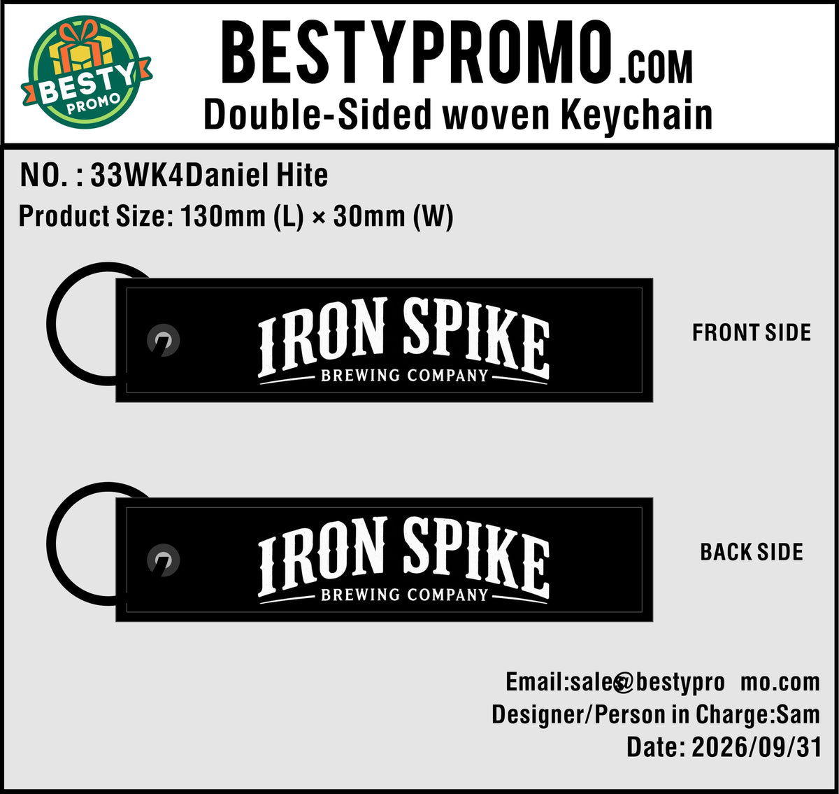 Custom Double-Sided Woven Flight Key Tag-20261001 - 33