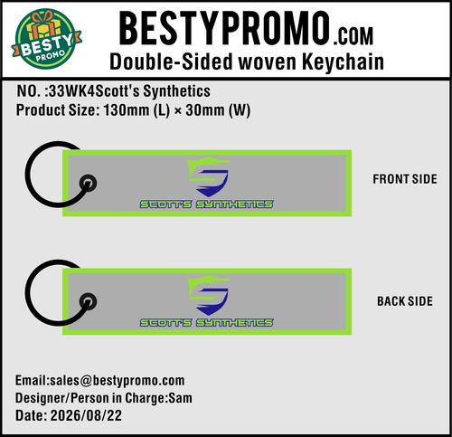Custom Double-Sided Woven Flight Key Tag-20260823 - 33