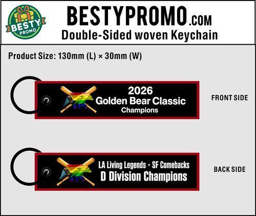 Custom Double-Sided Woven Flight Key Tag - 20260611 - 33