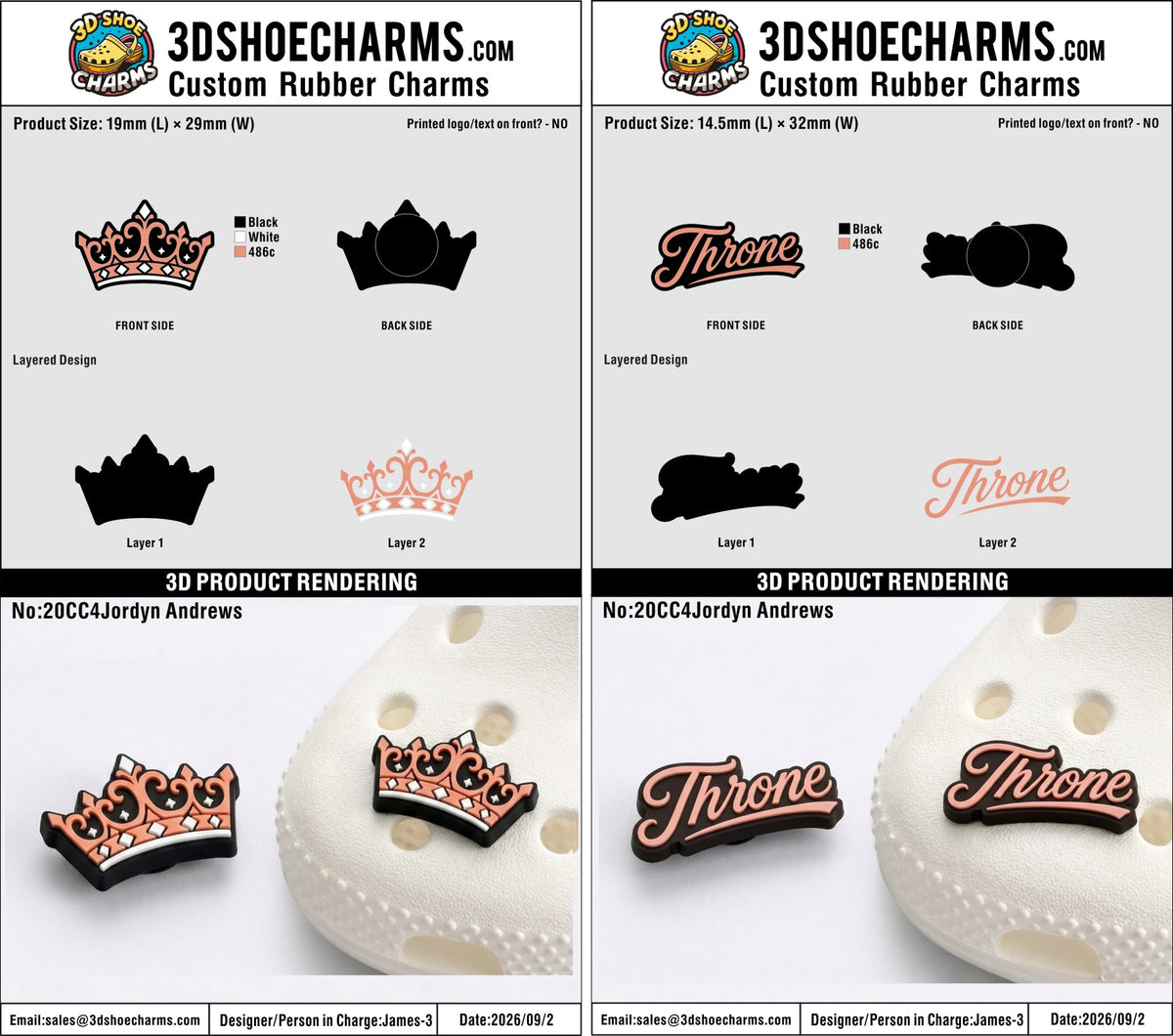 Custom Rubber Clog Charms - 20260930-20