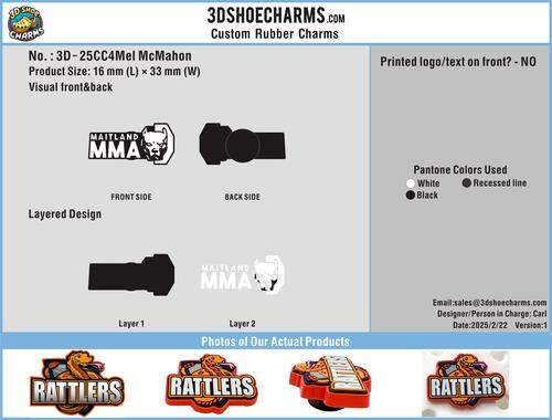 Custom Rubber Clog Charms-25CC4Mel McMahon