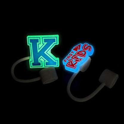 Custom Glow-in-the-Dark Straw Caps