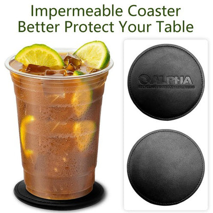 Personalized Leather Drink Coaster
