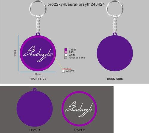 3D Rubber Keychain -pro22ky4LauraForsyth