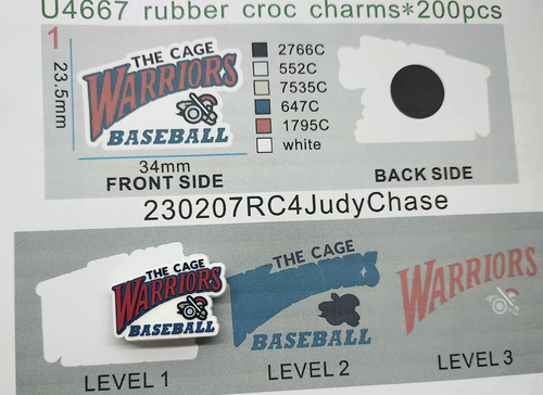 CUSTOM CLOG CHARMS - 230207RC4JudyChase18