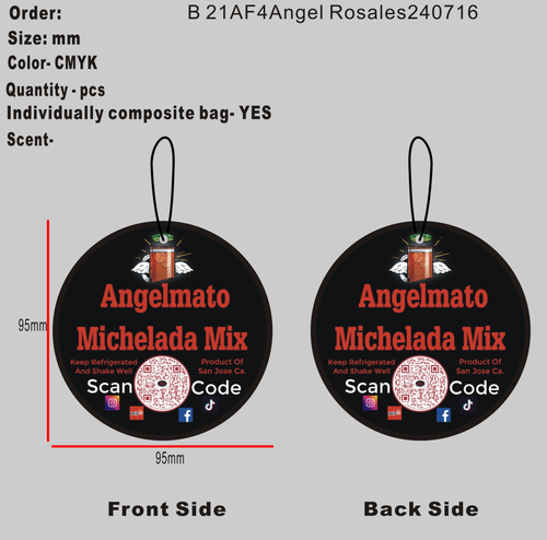 Air freshener 21AF4Angel Rosales