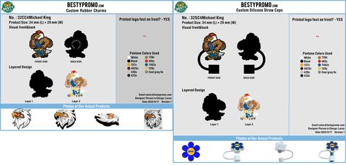 Custom Shoe Charm & Straw Cap 32CC&SC4 Christina 20250918