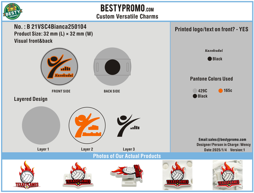 CUSTOM VERSATILE CHARMS 21VSC4Bianca
