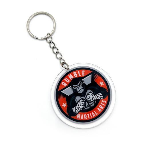 Custom Die-Cut Acrylic Keychain