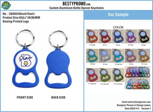 Custom Aluminum Bottle Opener Keychains (Domed Logo) - 20260407-20
