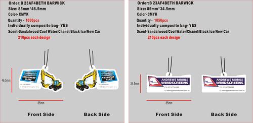 Custom Air Freshener-23AF4BETH BARWICK250920-RE