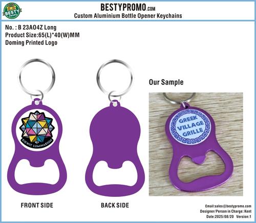 Custom Aluminium Bottle Opener Keychains-23AO4Z Long250820-RE