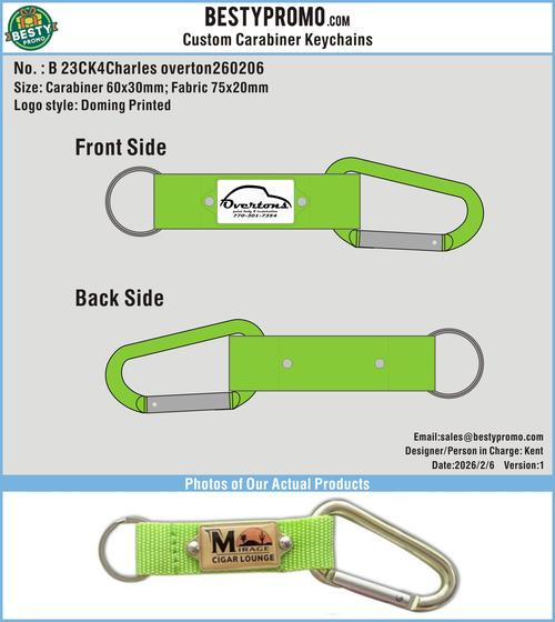 Custom Carabiner Keychains-23CK4Charles overton260206