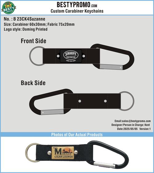 Custom Carabiner Keychains-23CK4Suzanne250505