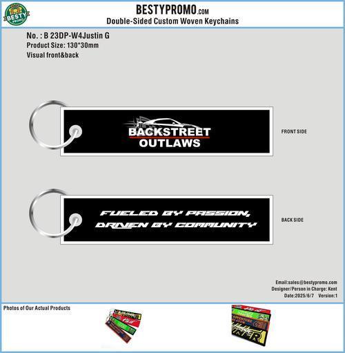 Double-Sided Custom Woven Keychains-23DP-W4Justin G250607