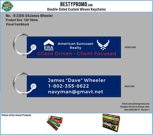 Double-Sided Custom Woven Keychains-23EK-D4James Wheeler250912