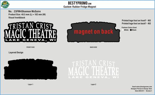 Custom Rubber Fridge Magnet-23FM4Shannon McGuire250831