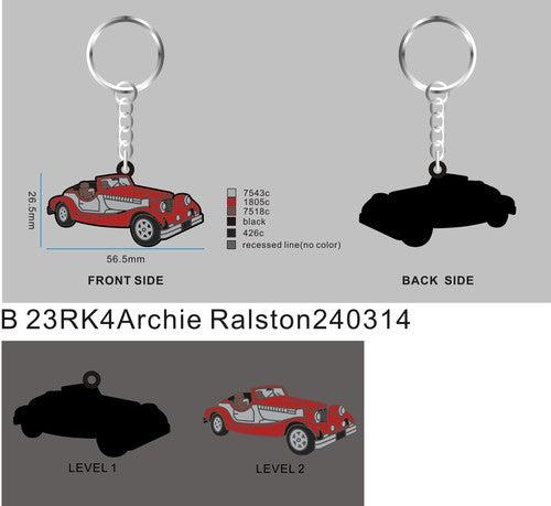 CUSTOM RUBBER KEYCHAIN-23RK4Archie Ralston240314