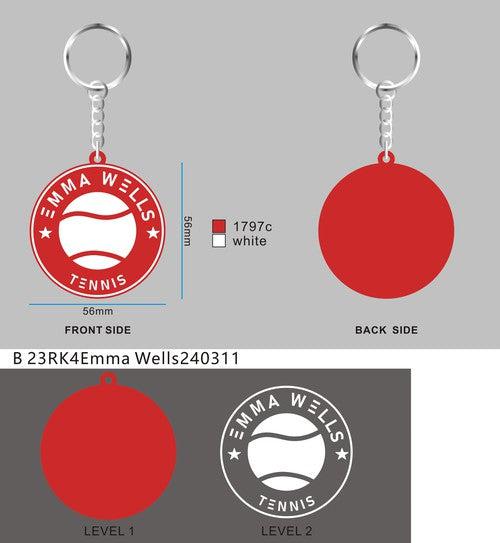 CUSTOM RUBBER KEYCHAIN-23RK4Emma Wells240311