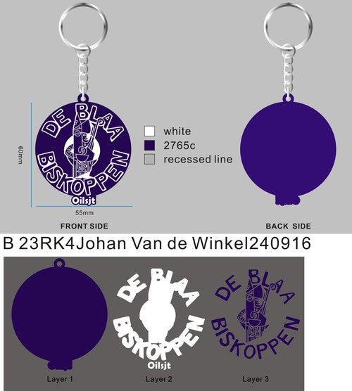 CUSTOM RUBBER KEYCHAIN-23RK4Johan Van de Winkel240916-Reorder
