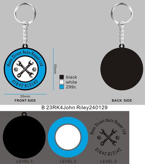 CUSTOM RUBBER KEYCHAIN-23RK4John Riley240129