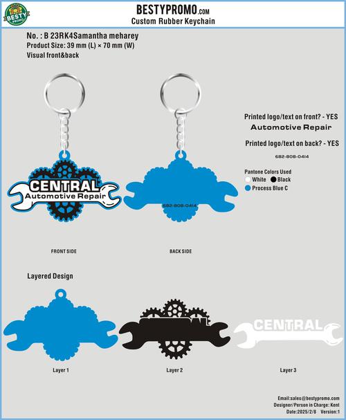 CUSTOM RUBBER KEYCHAIN-23RK4Samantha meharey250208