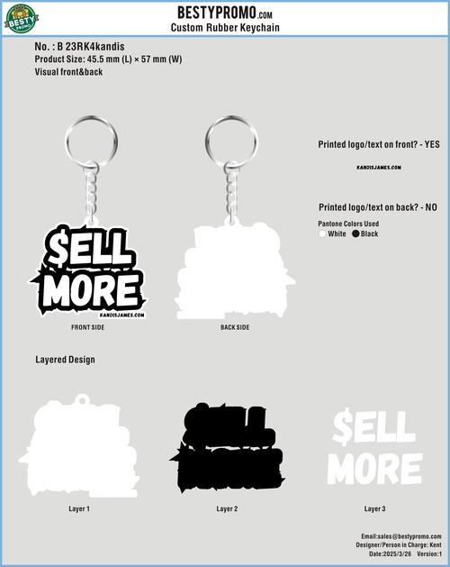 CUSTOM RUBBER KEYCHAIN-23RK4kandis250304