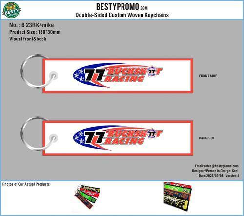 Double-Sided Custom Woven Keychains-23RK4mike250904