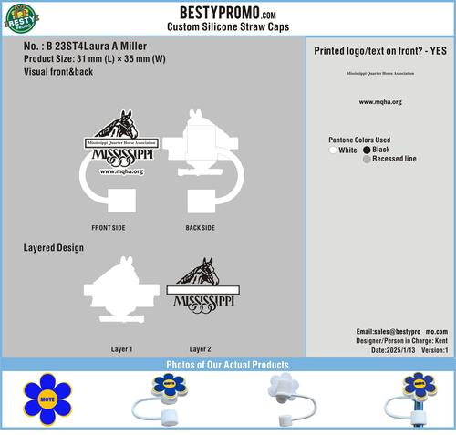 Custom Silicone Straw Caps-23ST4Laura A Miller250113