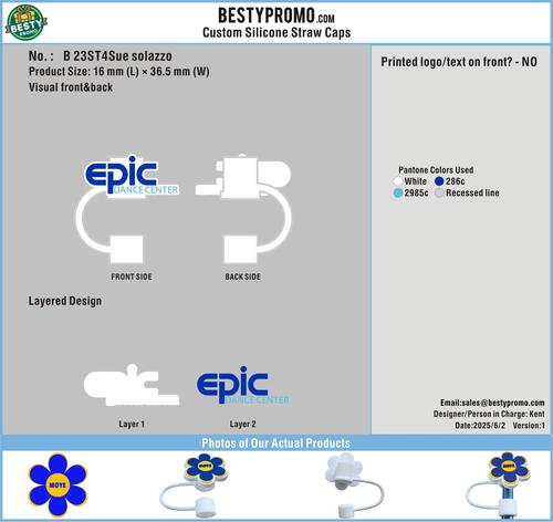 Custom Silicone Straw Caps-23ST4Sue solazzo250602