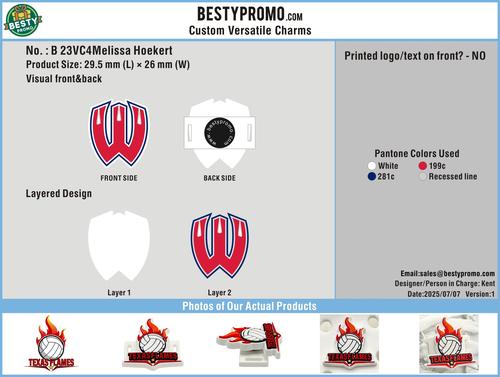 Custom versatile Shoe Charms-23VC4Melissa Hoekert250707