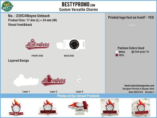 Custom versatile Shoe Charms-23VC4Wayne Umbach250806