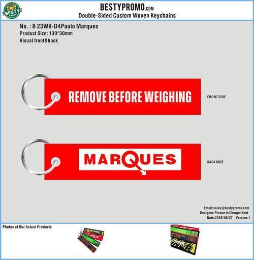 Double-Sided Custom Woven Keychains-23WK-D4Paulo Marques250627