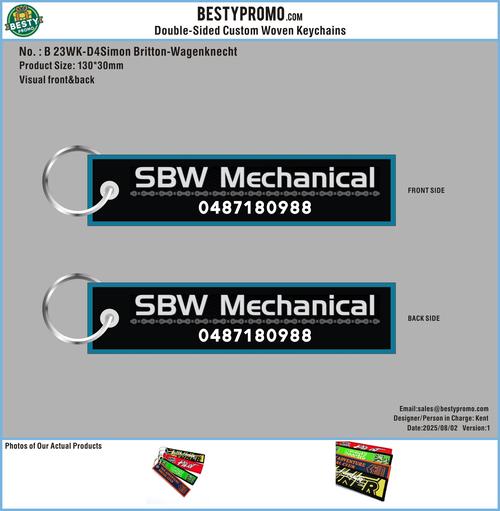 Double-Sided Custom Woven Keychains-23WK-D4Simon Britton-Wagenknecht250802