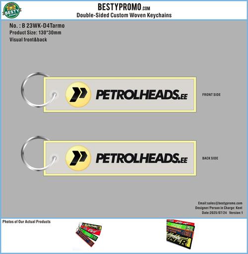 Double-Sided Custom Woven Keychains-23WK-D4Tarmo250724