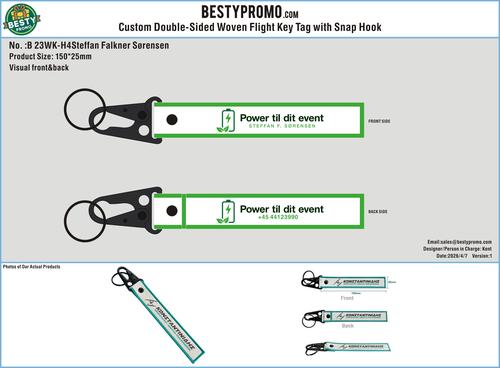 Custom Double-Sided Woven Flight Key Tag with Snap Hook-20260413-23