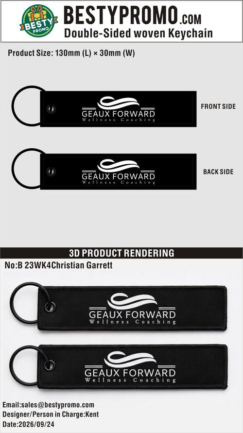 Custom Double-Sided Woven Flight Key Tag-20260928-23