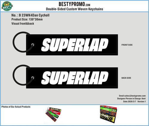 Custom Double-Sided Woven Flight Key Tag-23WK4Dan Cycholl260307