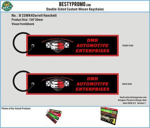 Custom Double-Sided Woven Flight Key Tag-23WK4Darrell Hanchett260303