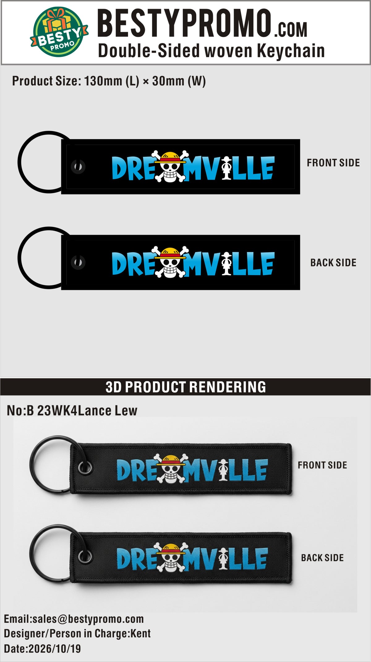 Custom Double-Sided Woven Flight Key Tag-20261026-23