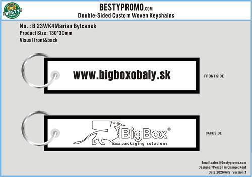 Custom Double-Sided Woven Flight Key Tag-20260605-23-RE