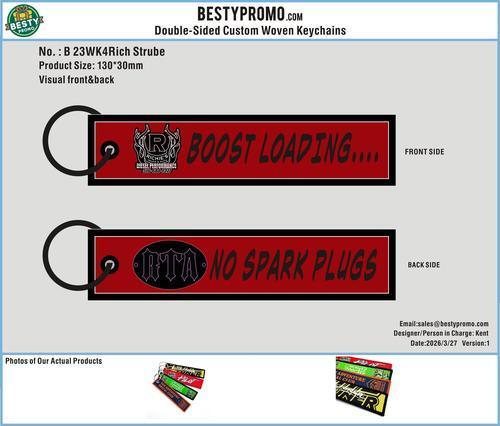Custom Double-Sided Woven Flight Key Tag-20260407-23-1