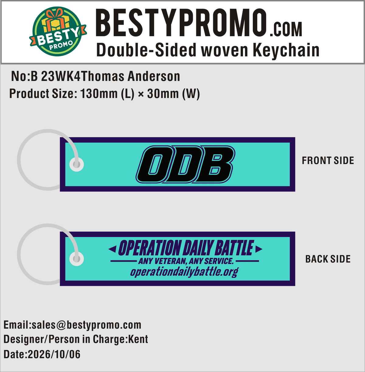 Custom Double-Sided Woven Flight Key Tag-20261008-23