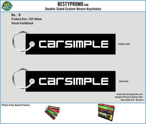 Custom Double-Sided Woven Flight Key Tag-23WK4Yonatan Salazar26310