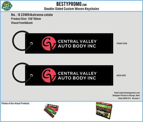 Custom Double-Sided Woven Flight Key Tag-23WK4katreena colato260306